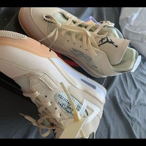 UA jordan 4 off white